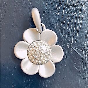 Signed Lia Sophia Flower Pendant for Necklace